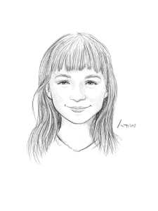 Digital Portrait of a girl